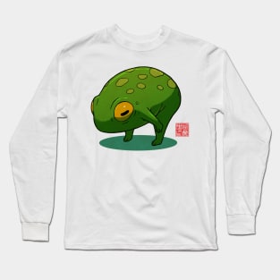 Yoga Frog Forward Half Bend Long Sleeve T-Shirt